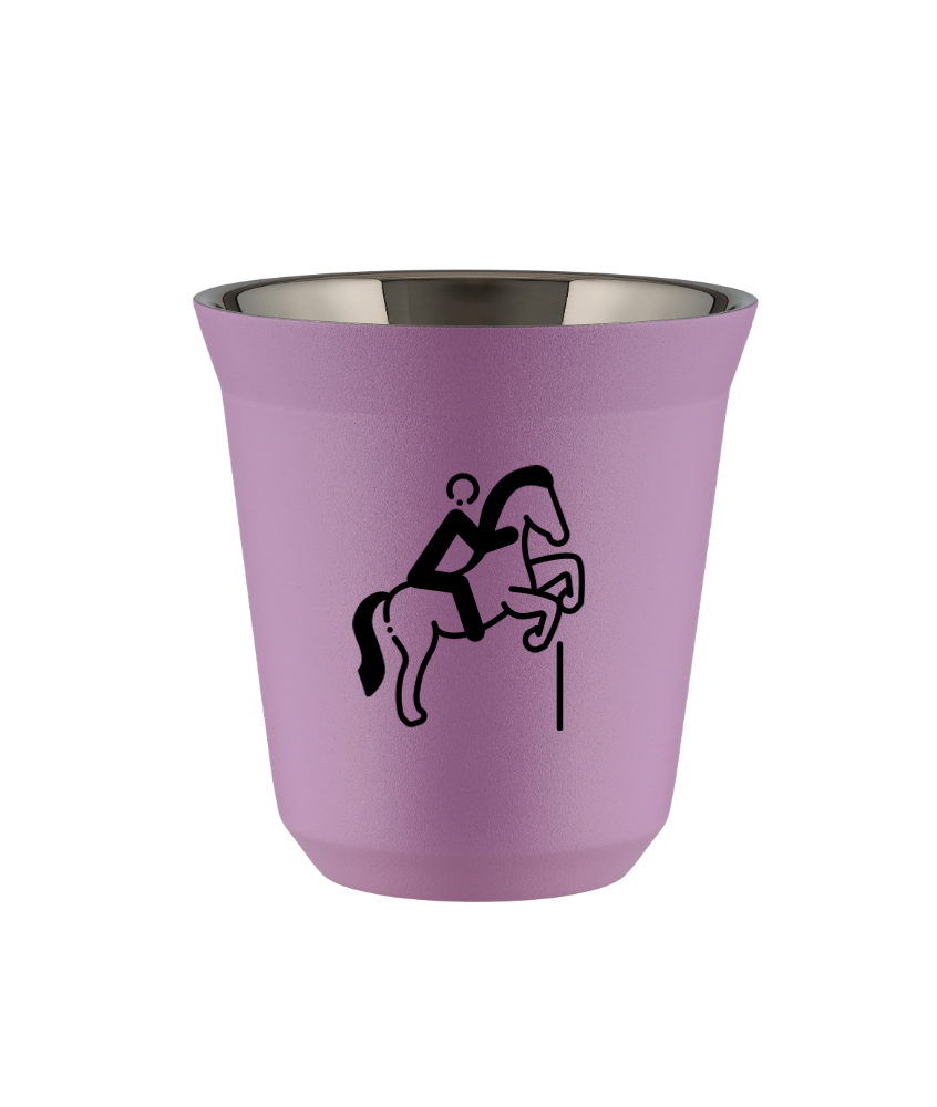 Kubek 80 ml LILIOWY "Jeździectwo 1"
