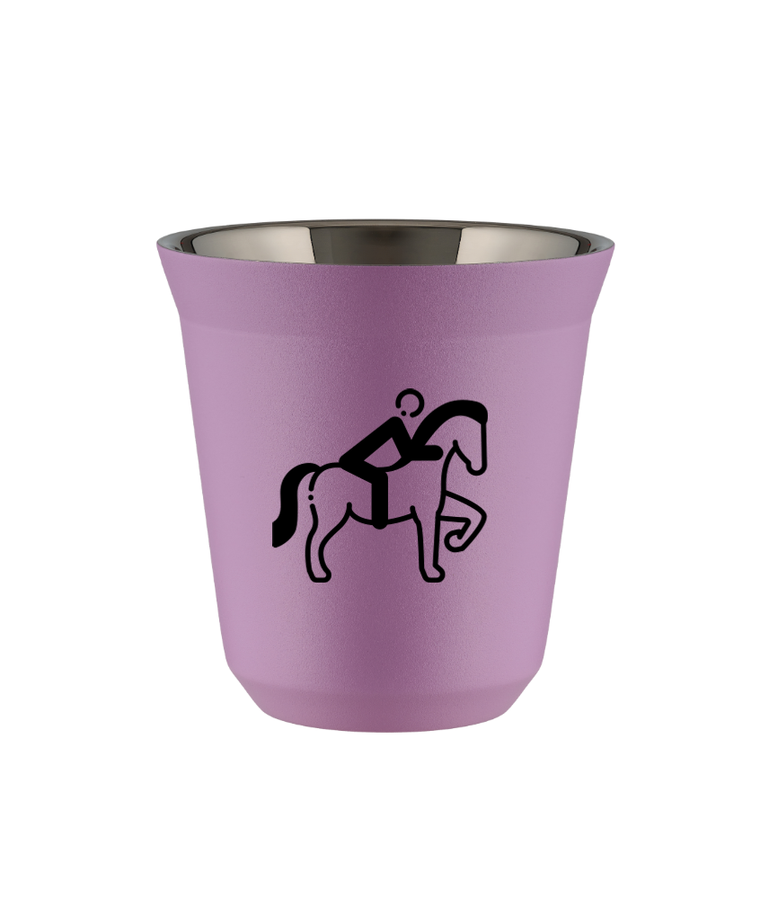 Kubek 80 ml LILIOWY "Jeździectwo 2"