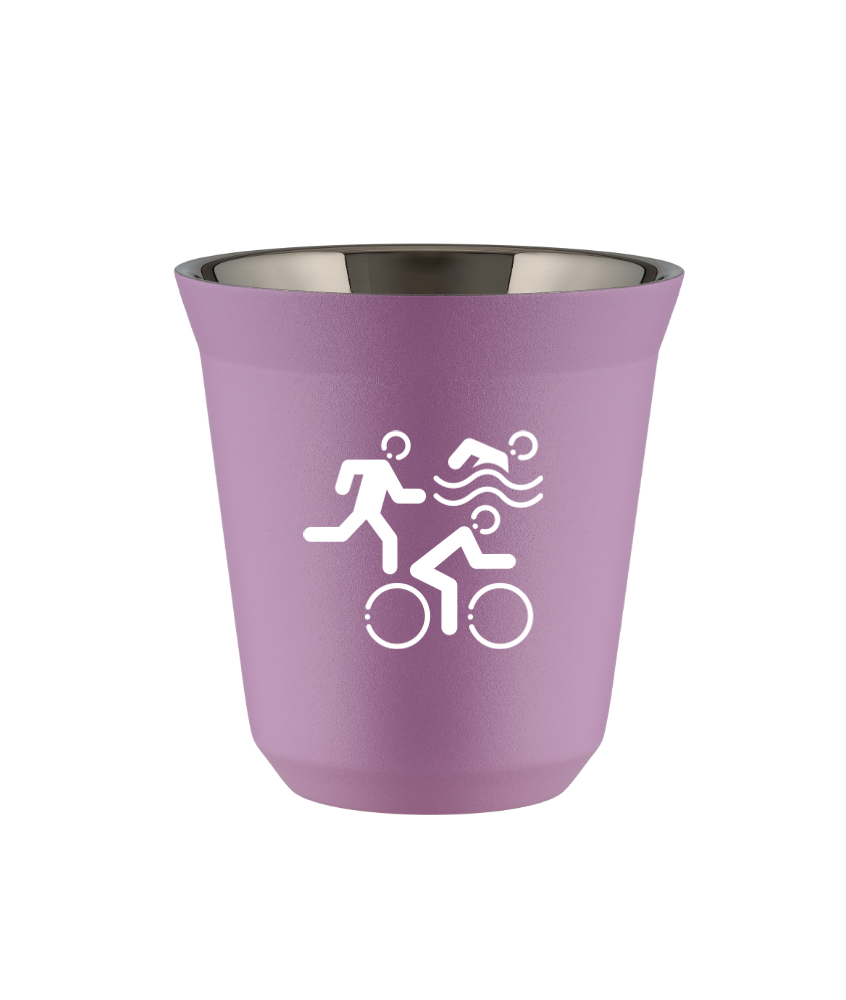 Kubek 80 ml LILIOWY "Sporty (biały)"