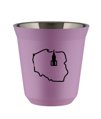 Kubek liliowy 80 ml, POLSKA
