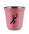 Kubek hot pink 80 ml, TENIS 1 (czarny) kubek termiczny na kawe | 65,00 zł