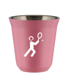 Kubek hot pink 80 ml, TENIS 1 (bialy) kubek termiczny na kawe | 65,00 zł