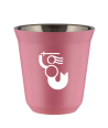 Kubek hot pink 80 ml, WARSZAWSKA SYRENKA (bialy) kubek termiczny na kawe | 65,00 zł