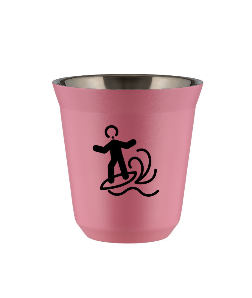 Kubek 80 ml RÓŻOWY "Windsurfing"