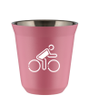Kubek hot pink 80 ml, KOLARZ W POLSKICH BARWACH (bialy) kubek termiczny na kawe | 65,00 zł
