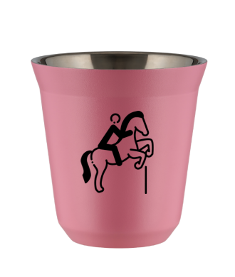 Kubek hot pink 80 ml, JEZDZIECTWO 1