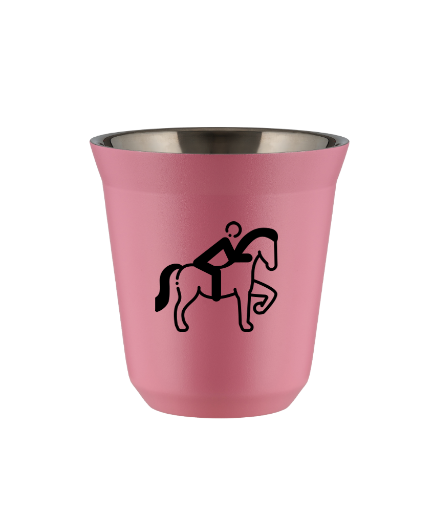 Kubek hot pink 80 ml, JEZDZIECTWO 2 (czarny) kubek termiczny na kawe | 65,00 zł Kubek hot pink 80 ml, JEZDZIECTWO 2 (czarny) kubek termiczny na kawe | 65,00 zł
