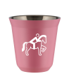 Kubek hot pink 80 ml, JEZDZIECTWO 2 (bialy) kubek termiczny na kawe | 65,00 zł
