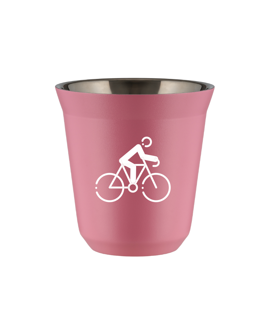 Kubek hot pink 80 ml, KOLARSTWO 3 (bialy) kubek termiczny na kawe | 65,00 zł Kubek hot pink 80 ml, KOLARSTWO 3 (bialy) kubek termiczny na kawe | 65,00 zł