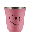 Kubek hot pink 80 ml, POLSKA (czarny) kubek termiczny na kawe | 65,00 zł