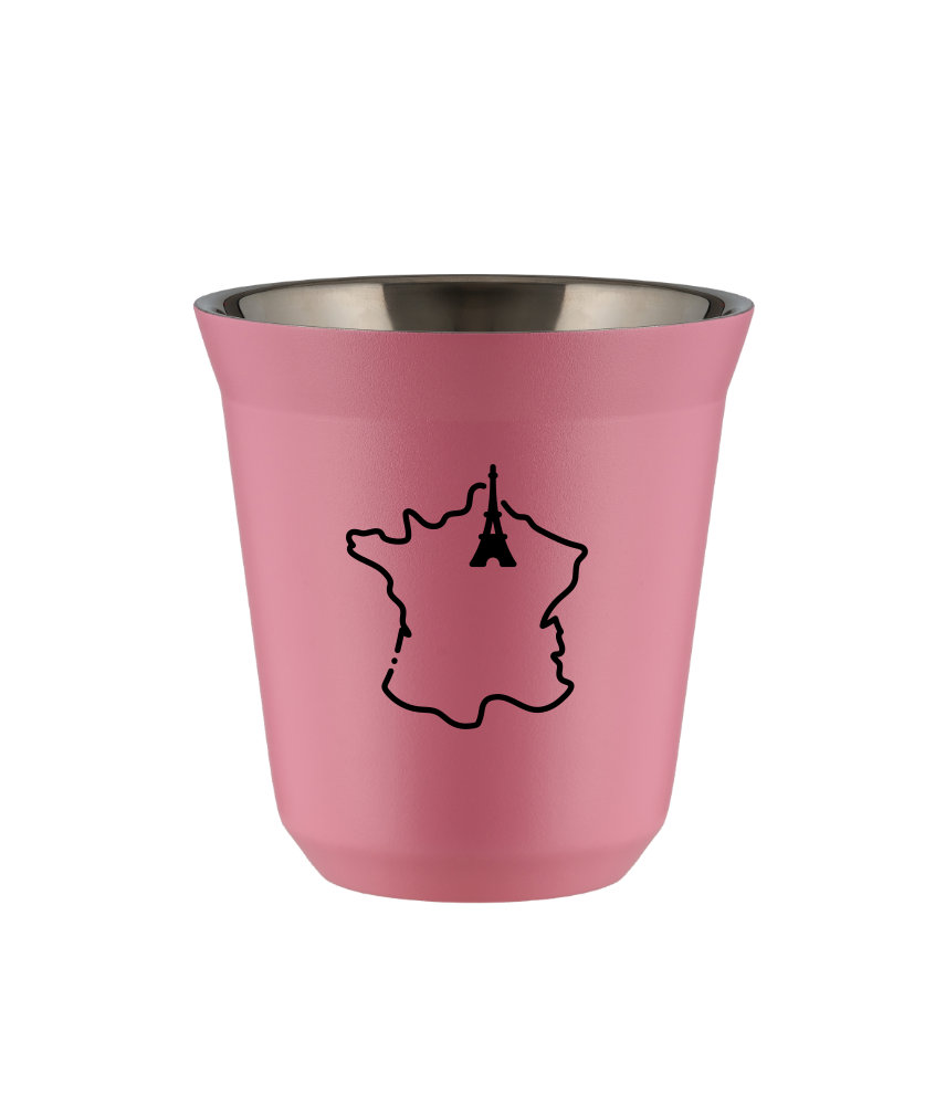 Kubek hot pink 80 ml, FRANCJA kubek termiczny na kawe | 65,00 zł Kubek hot pink 80 ml, FRANCJA kubek termiczny na kawe | 65,00 zł