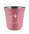 Kubek hot pink 80 ml, FRANCJA (bialy) kubek termiczny na kawe | 65,00 zł