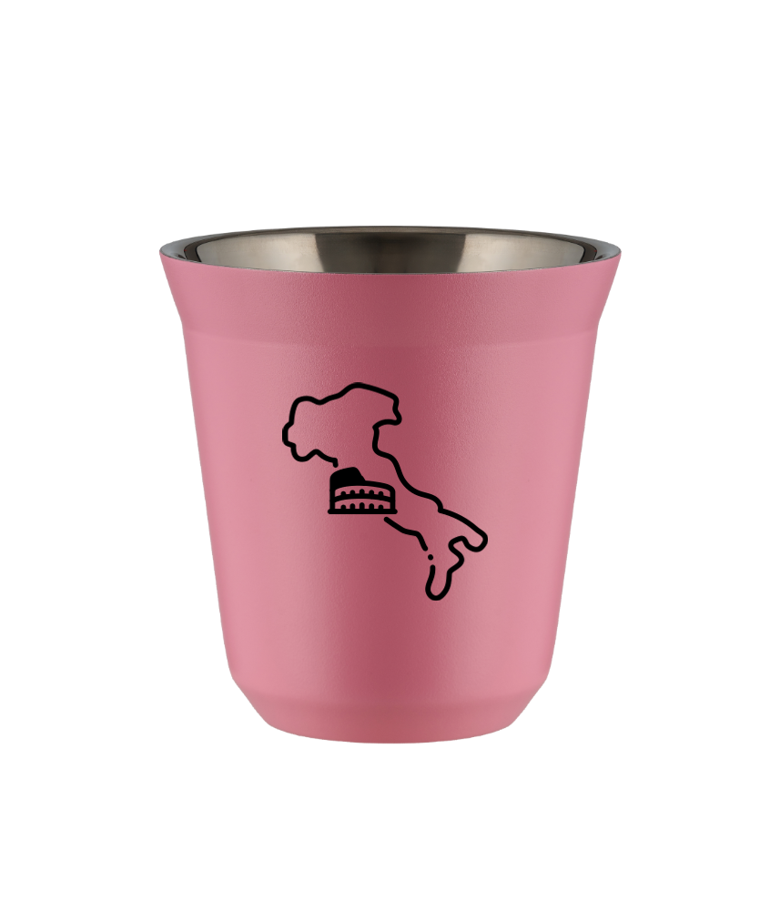 Kubek hot pink 80 ml, WLOCHY (czarny) kubek termiczny na kawe | 65,00 zł
