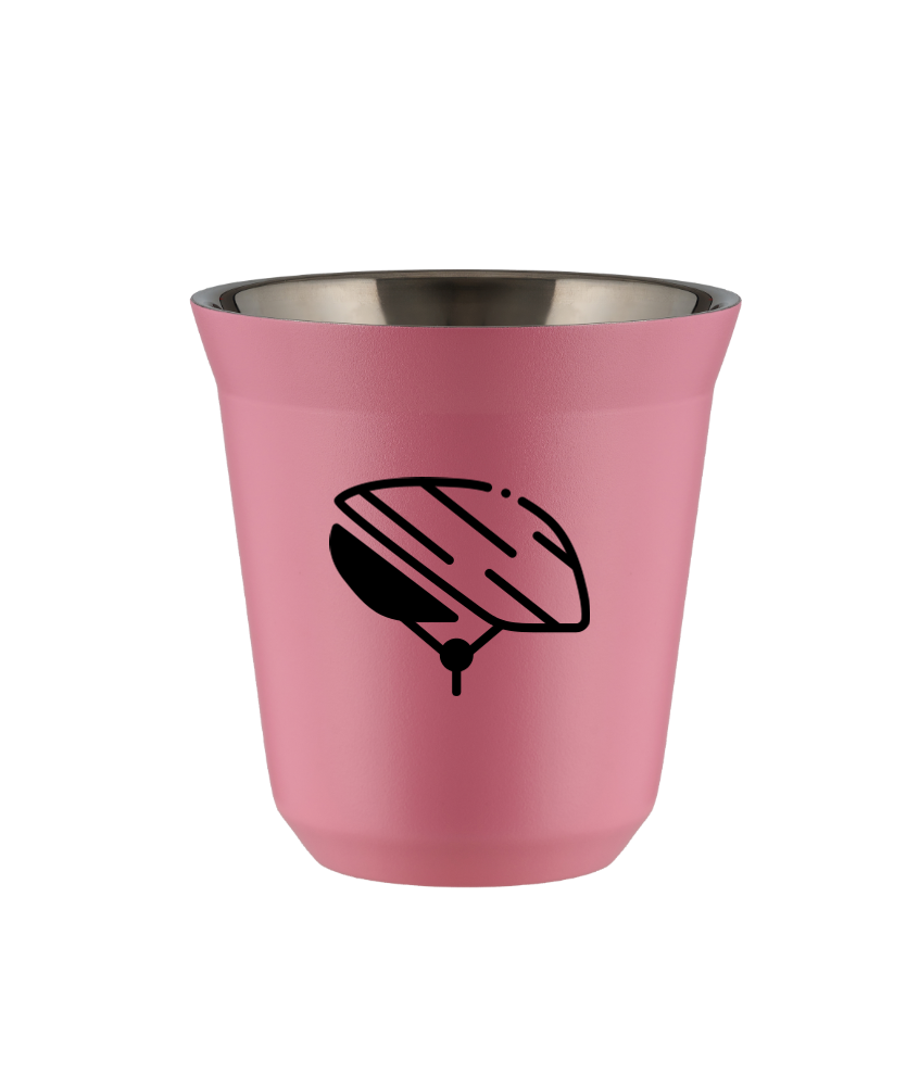 Kubek hot pink 80 ml, KASK kubek termiczny na kawe | 65,00 zł