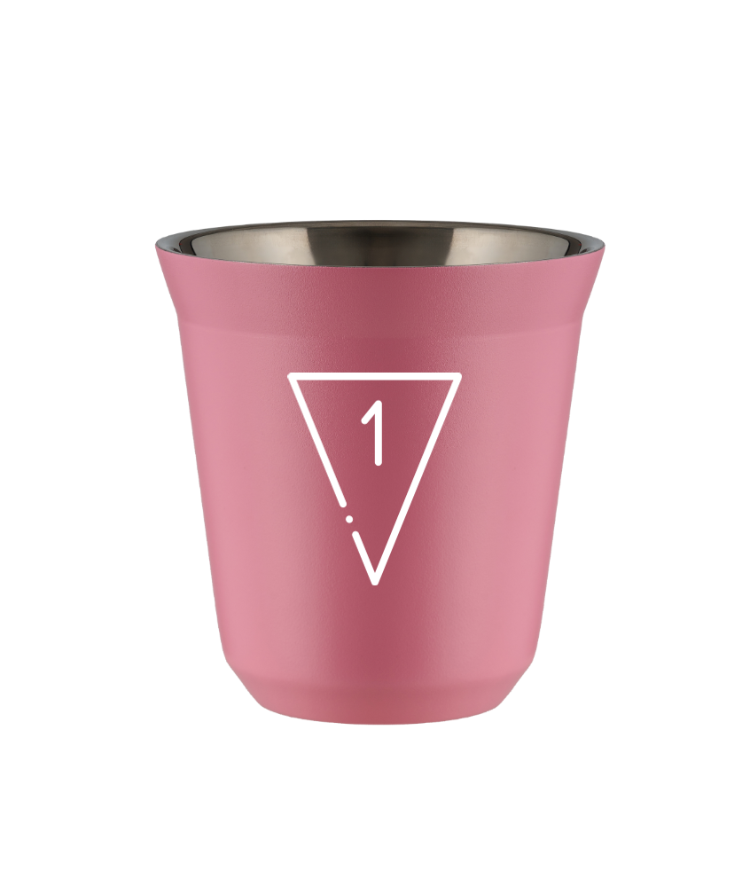 Kubek hot pink 80 ml, 1 (bialy) kubek termiczny na kawe | 65,00 zł