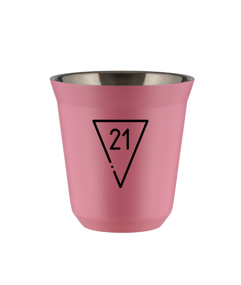 Kubek hot pink 80 ml, 21 kubek termiczny na kawe | 65,00 zł