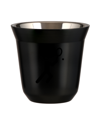 Kubek czarny 150 ml, TENIS 1 (czarny)