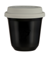 Kubek czarny 150 ml, SPORTY WODNE z pokrywka biala kubek termiczny na kawe | 85,00 zł