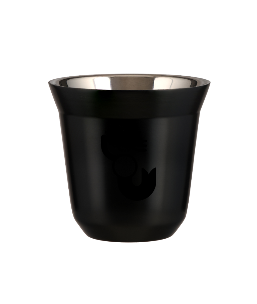 Kubek czarny 150 ml, WARSZAWSKA SYRENKA (czarny) kubek termiczny na kawe | 85,00 zł