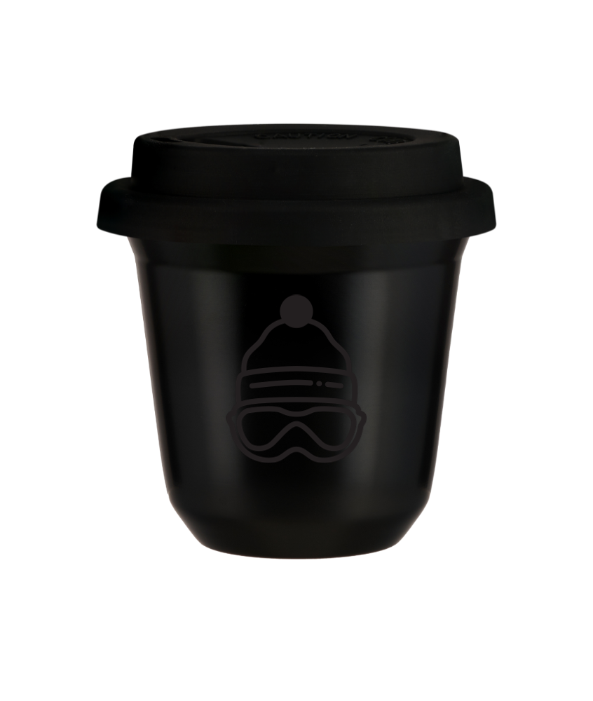 Kubek czarny 150 ml, CZAPKA z pokrywka czarna kubek termiczny na kawe | 85,00 zł Kubek czarny 150 ml, CZAPKA z pokrywka czarna kubek termiczny na kawe | 85,00 zł