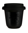 Kubek czarny 150 ml, SPORTY (czarny) z pokrywka czarna kubek termiczny na kawe | 85,00 zł