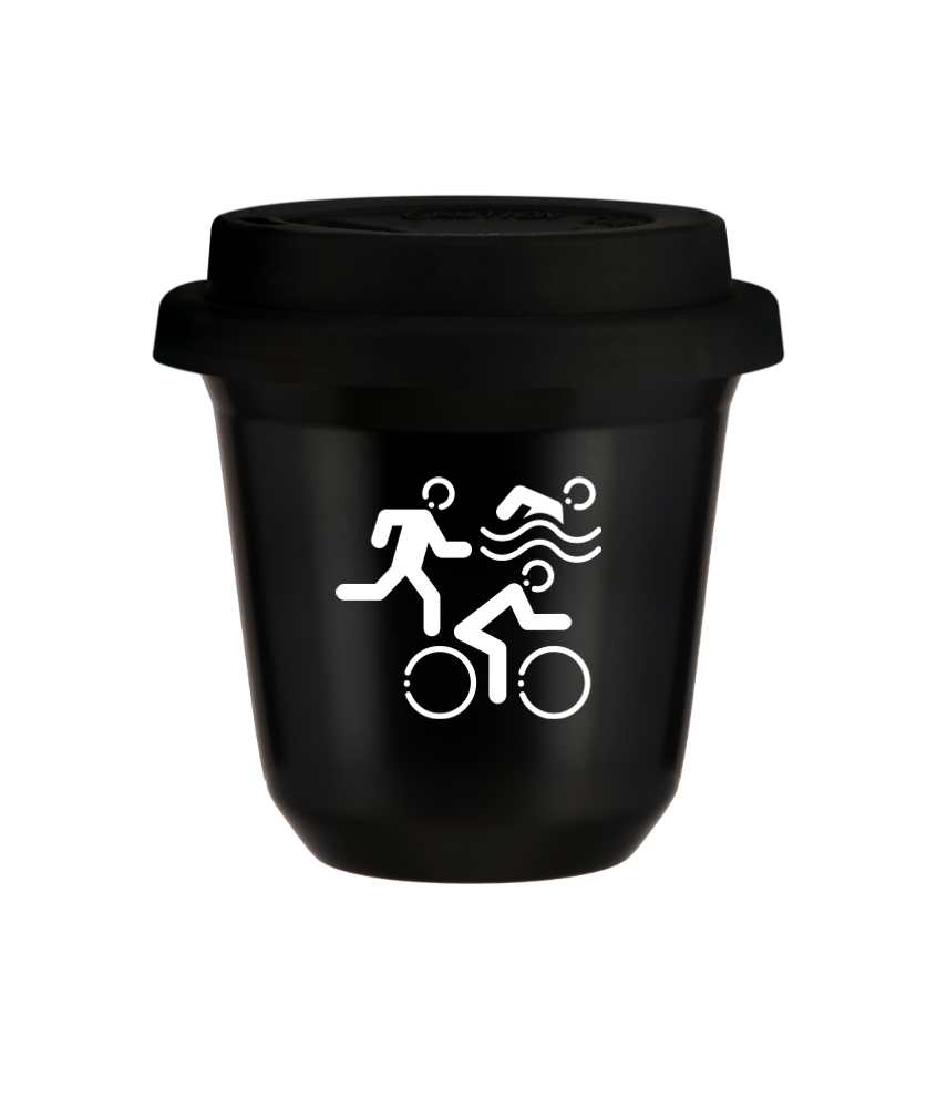Kubek czarny 150 ml, SPORTY (bialy) z pokrywka czarna kubek termiczny na kawe | 85,00 zł Kubek czarny 150 ml, SPORTY (bialy) z pokrywka czarna kubek termiczny na kawe | 85,00 zł