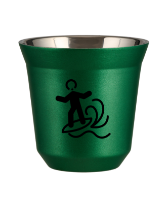 Kubek 150 ml ZIELONY METALIC "Windsurfing (czarny)" Kubek 150 ml ZIELONY METALIC "Windsurfing (czarny)"