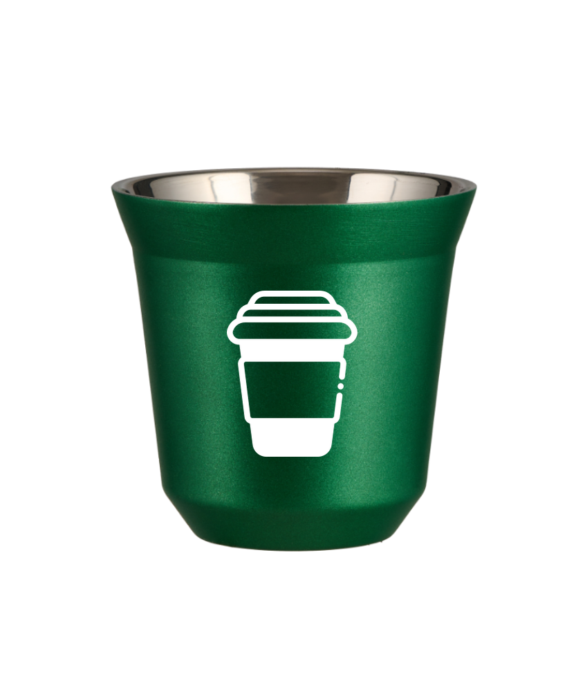Kubek 150 ml ZIELONY METALIC "Kubek (biały)"