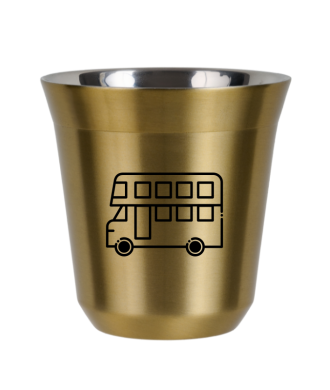 Kubek zloty 150 ml, AUTOBUS