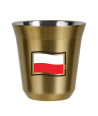 Kubek zloty 150 ml, FLAGA POLSKI (czarny) kubek termiczny na kawe | 70,00 zł