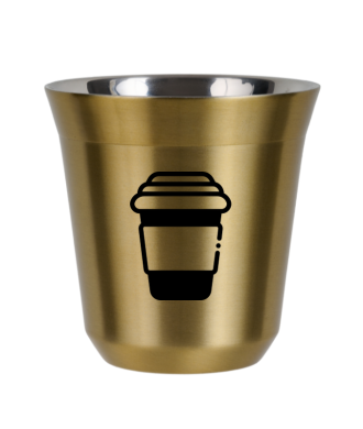Kubek zloty 150 ml, KUBEK (czarny)
