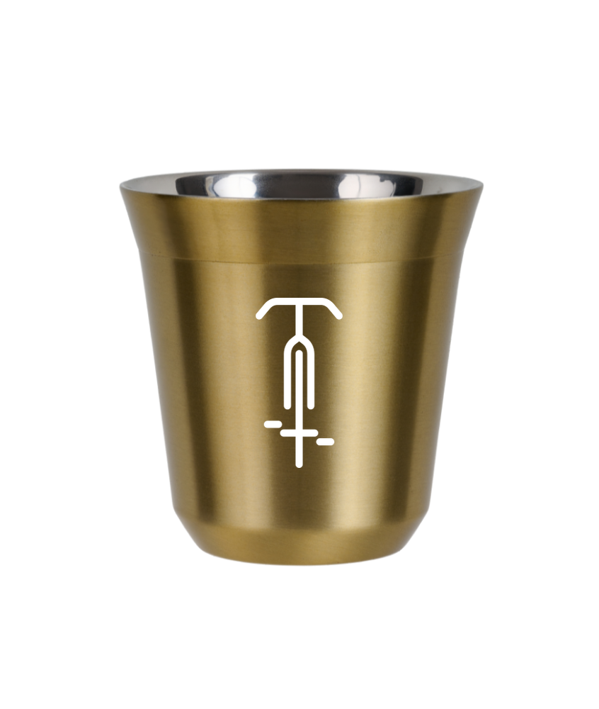 Kubek 150 ml ZŁOTY "Kolarstwo 1 (biały)"