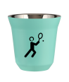 Kubek turkusowy 150 ml, TENIS 1 (czarny) kubek termiczny na kawe | 65,00 zł