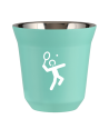 Kubek turkusowy 150 ml, TENIS 2 (bialy) kubek termiczny na kawe | 65,00 zł