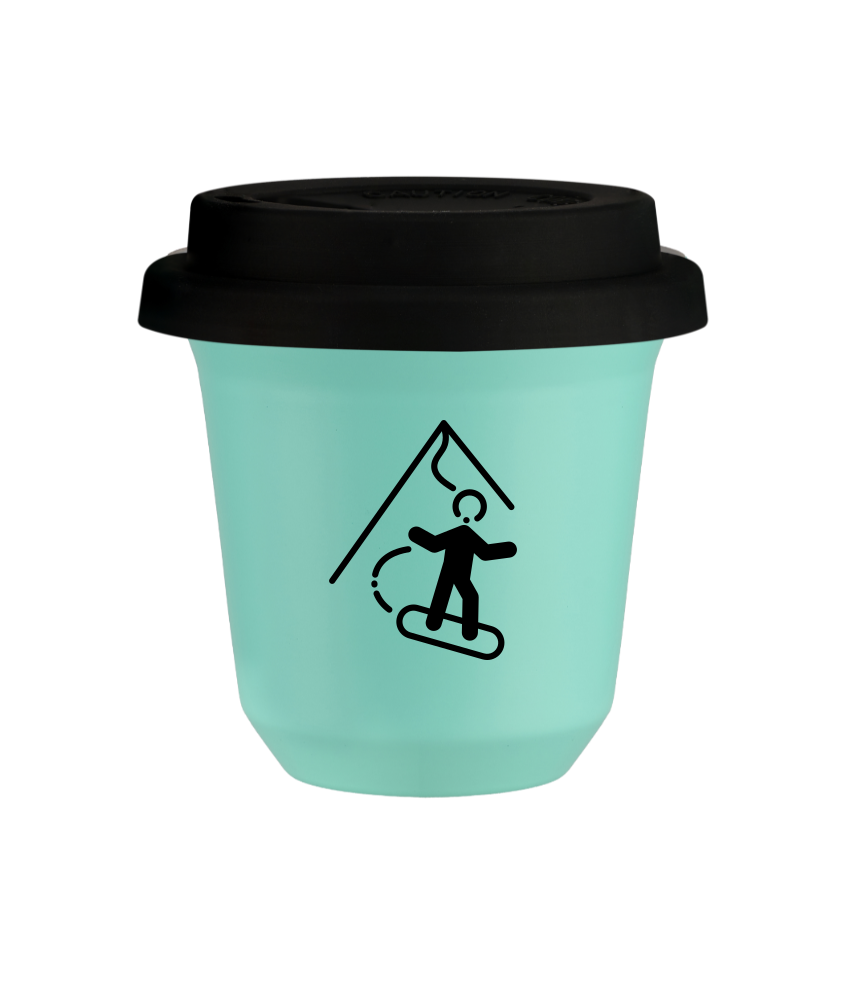 Kubek turkusowy 150 ml, SNOWBOARD z pokrywka czarna kubek termiczny na kawe | 70,00 zł Kubek turkusowy 150 ml, SNOWBOARD z pokrywka czarna kubek termiczny na kawe | 70,00 zł