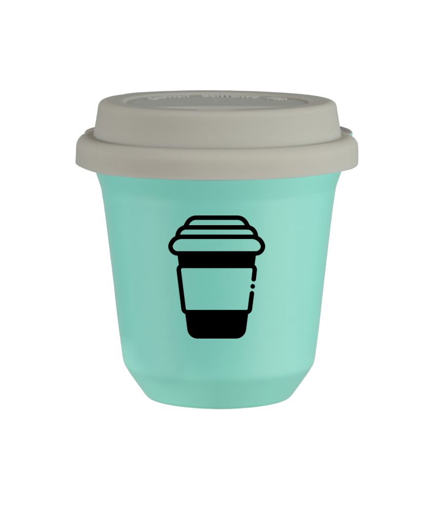 Kubek turkusowy 150 ml, KUBEK z pokrywka biala kubek termiczny na kawe | 75,00 zł Kubek turkusowy 150 ml, KUBEK z pokrywka biala kubek termiczny na kawe | 75,00 zł