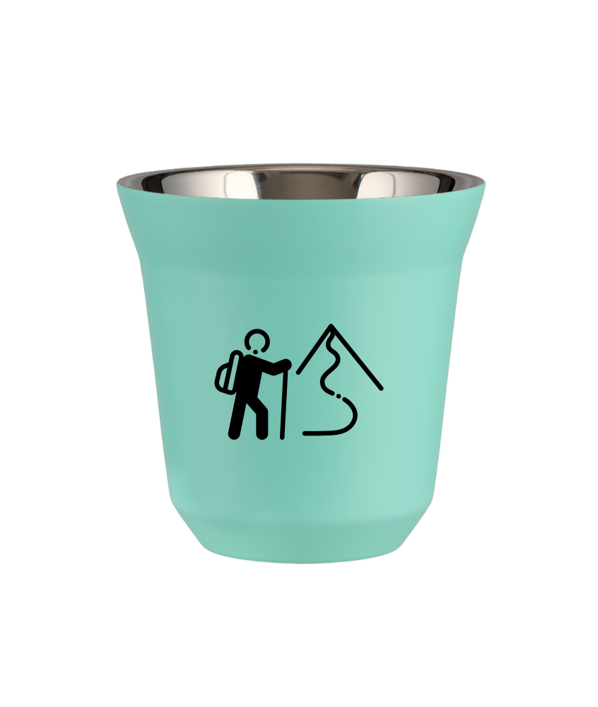 Kubek 150 ml TURKUSOWY "Wspinaczka 2"