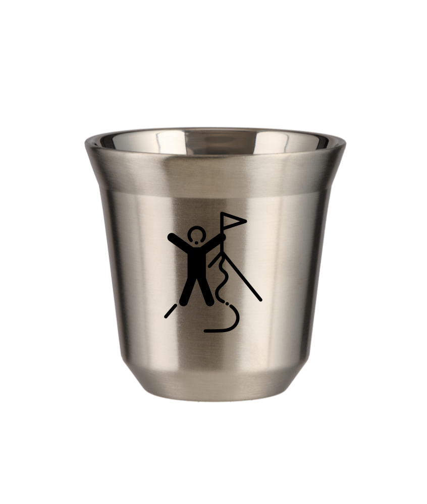 Kubek 150 ml SREBRNY "Wspinaczka 1"