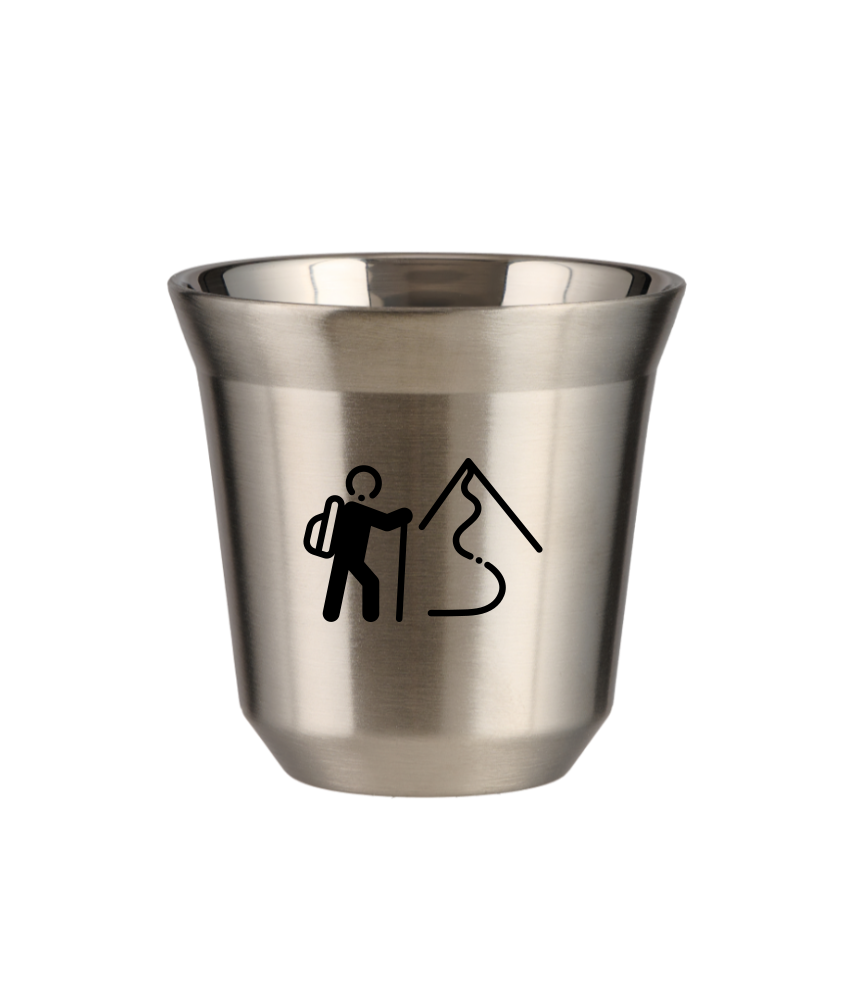 Kubek 150 ml SREBRNY "Wspinaczka 2"