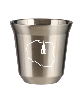 Kubek srebrny 150 ml, POLSKA (bialy)