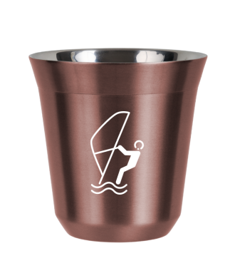 R?owy kubek zloto 150 ml, SPORTY WODNE (bialy)