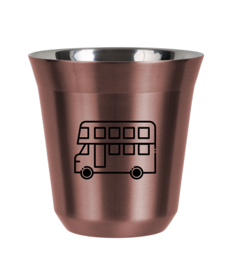 R?owy kubek zloto 150 ml, AUTOBUS (czarny)