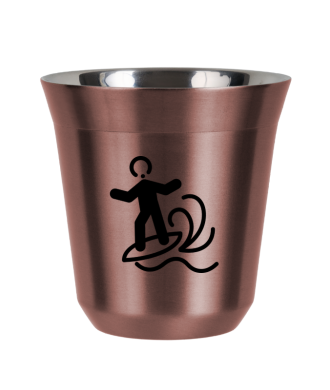 R?owy kubek zloto 150 ml, WINDSURFING (czarny)