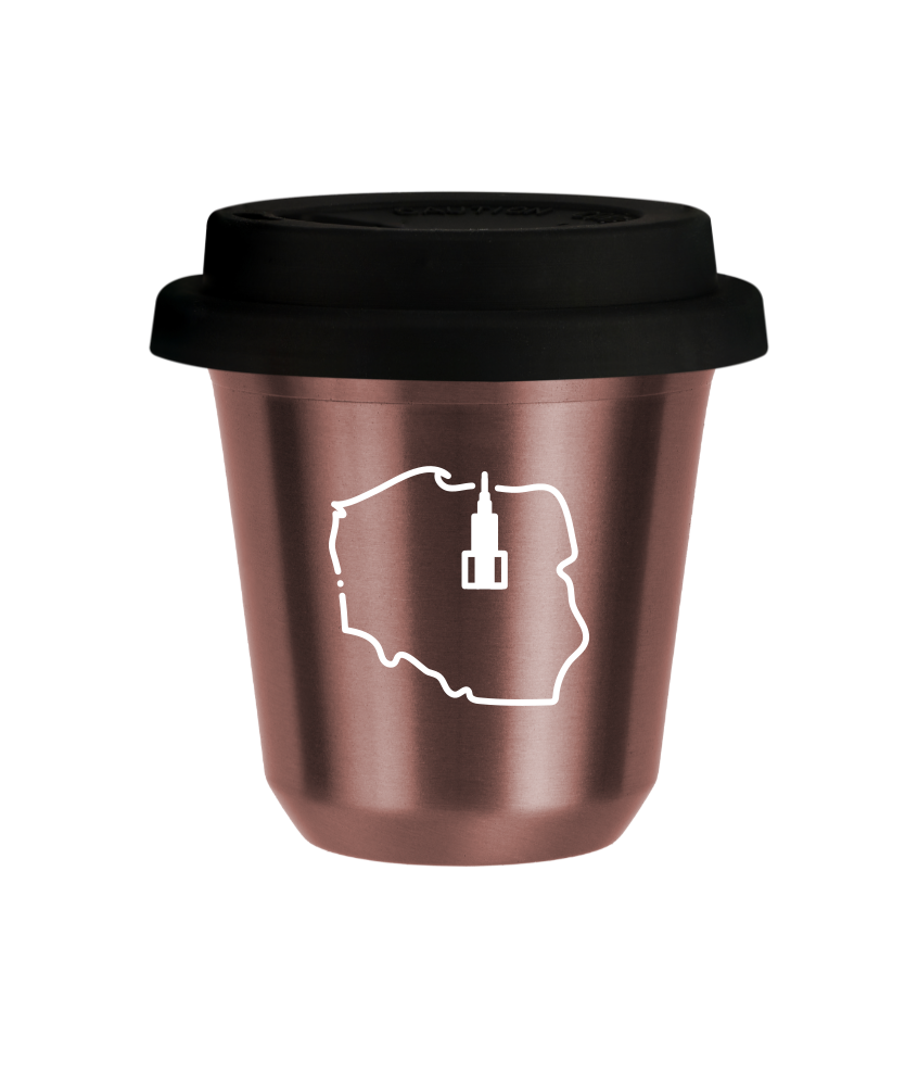 R?owy kubek zloto 150 ml, POLSKA (bialy) z pokrywka czarna kubek termiczny na kawe | 75,00 zł R?owy kubek zloto 150 ml, POLSKA (bialy) z pokrywka czarna kubek termiczny na kawe | 75,00 zł