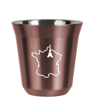 R?owy kubek zloto 150 ml, FRANCJA (bialy)