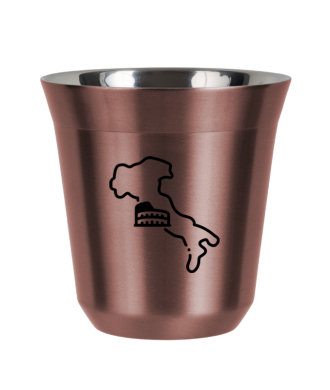 R?owy kubek zloto 150 ml, WLOCHY (czarny)
