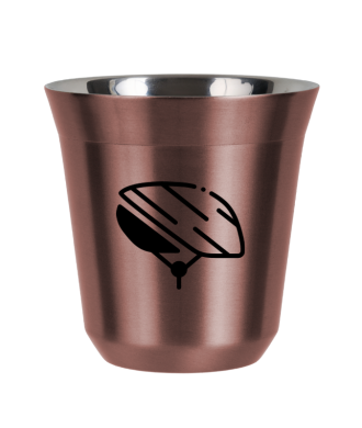 R?owy kubek zloto 150 ml, KASK (czarny)