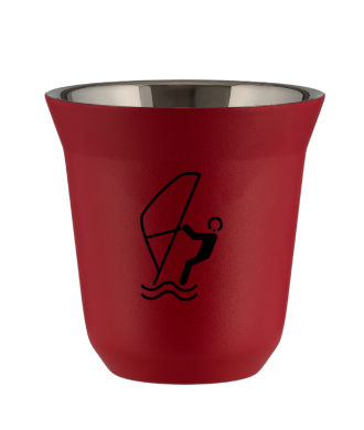 Kubek czerwony mat 150 ml, SPORTY WODNE