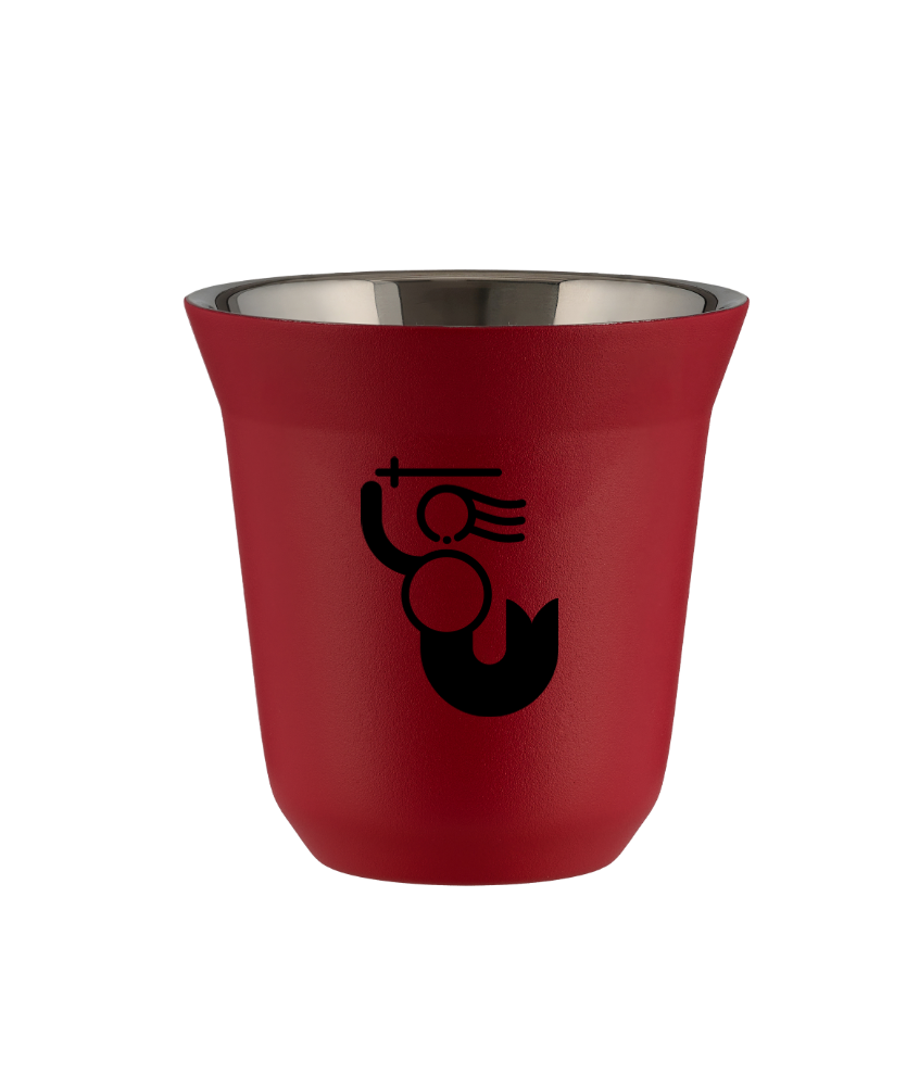 Kubek czerwony mat 150 ml, WARSZAWSKA SYRENKA kubek termiczny na kawe | 65,00 zł Kubek czerwony mat 150 ml, WARSZAWSKA SYRENKA kubek termiczny na kawe | 65,00 zł