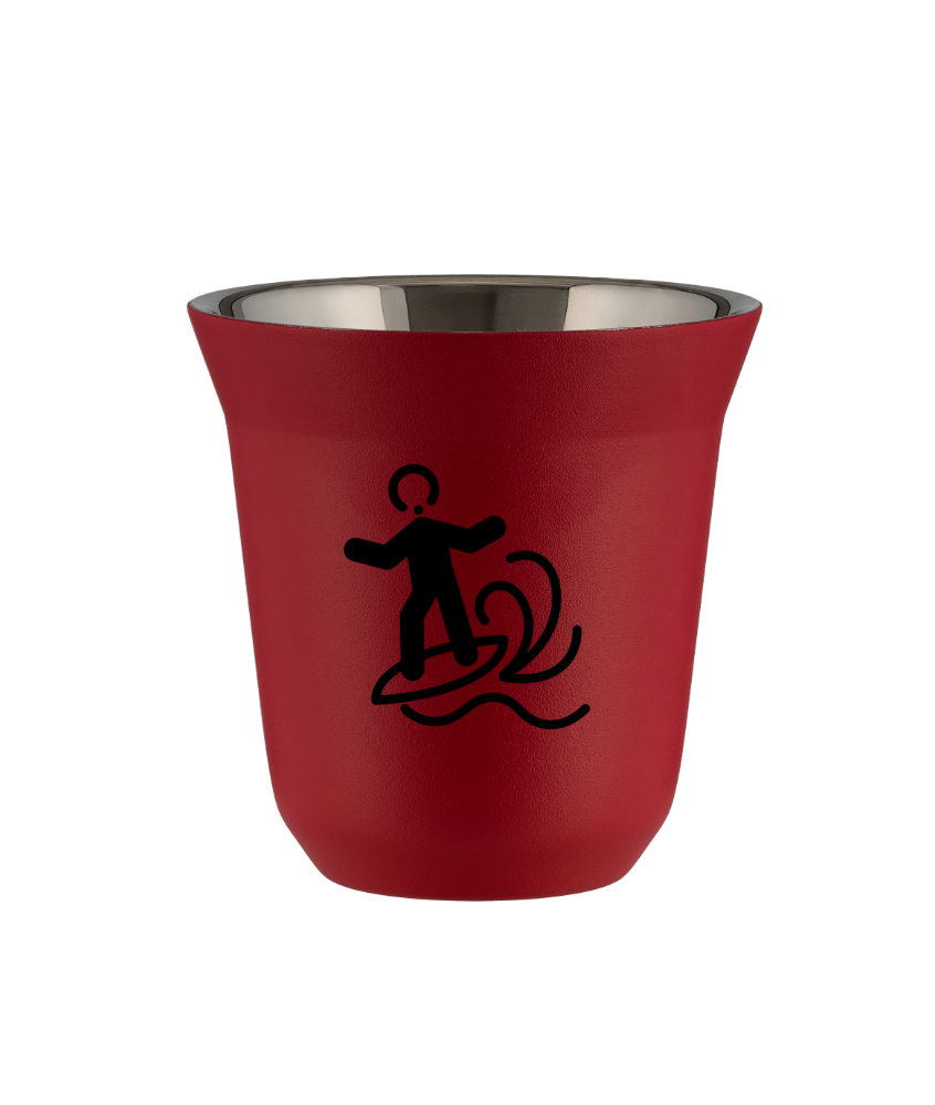 Kubek czerwony mat 150 ml, WINDSURFING (czarny) kubek termiczny na kawe | 65,00 zł Kubek czerwony mat 150 ml, WINDSURFING (czarny) kubek termiczny na kawe | 65,00 zł